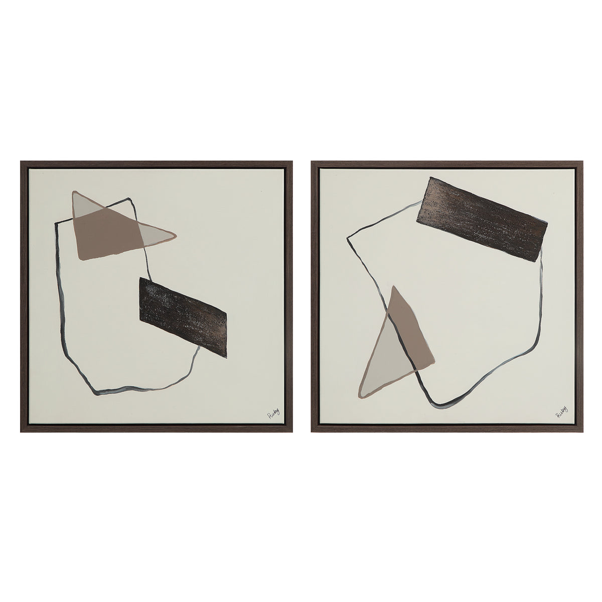 Renwil Telesto, Lacadie & Basset Multi-Canvas Trio Bundle