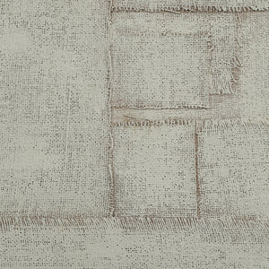 Detailed view of Caramelo wall art highlighting the layered fabric texture in light tones.