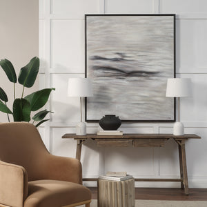 Baelish Canvas Art displayed in a modern living room with a chair, table, and lamps