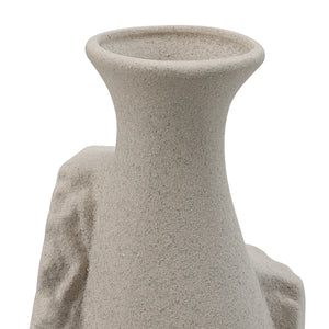 Close-up of Adonia Vase by Renwil showing the textured surface and narrow opening