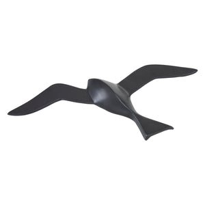 Stevens Wall Decor showcasing a single black bird sculpture in flight