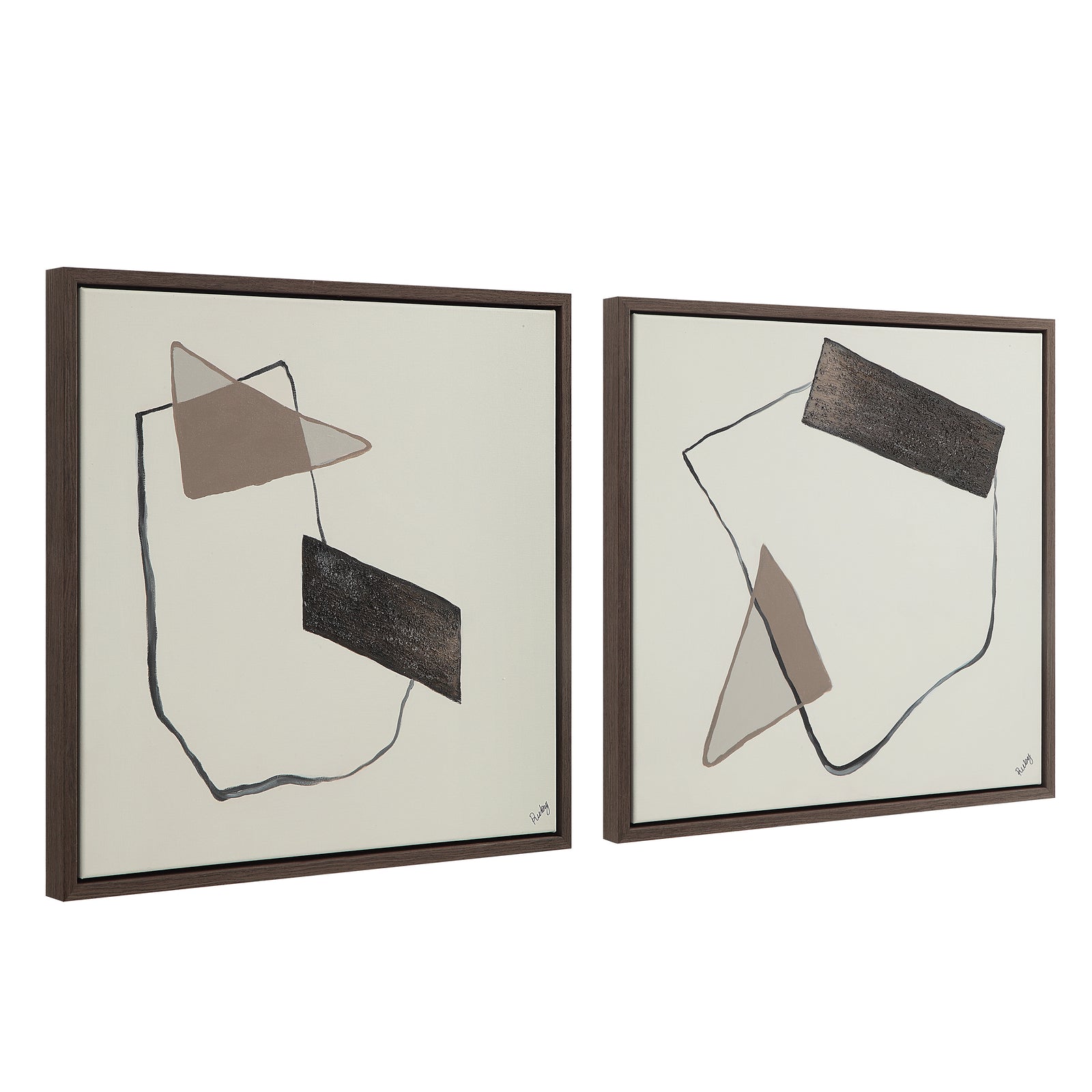 Renwil Telesto, Lacadie & Basset Multi-Canvas Trio Bundle