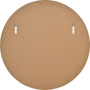 Back view of the Alegre Wall Mirror with mounting hardware.