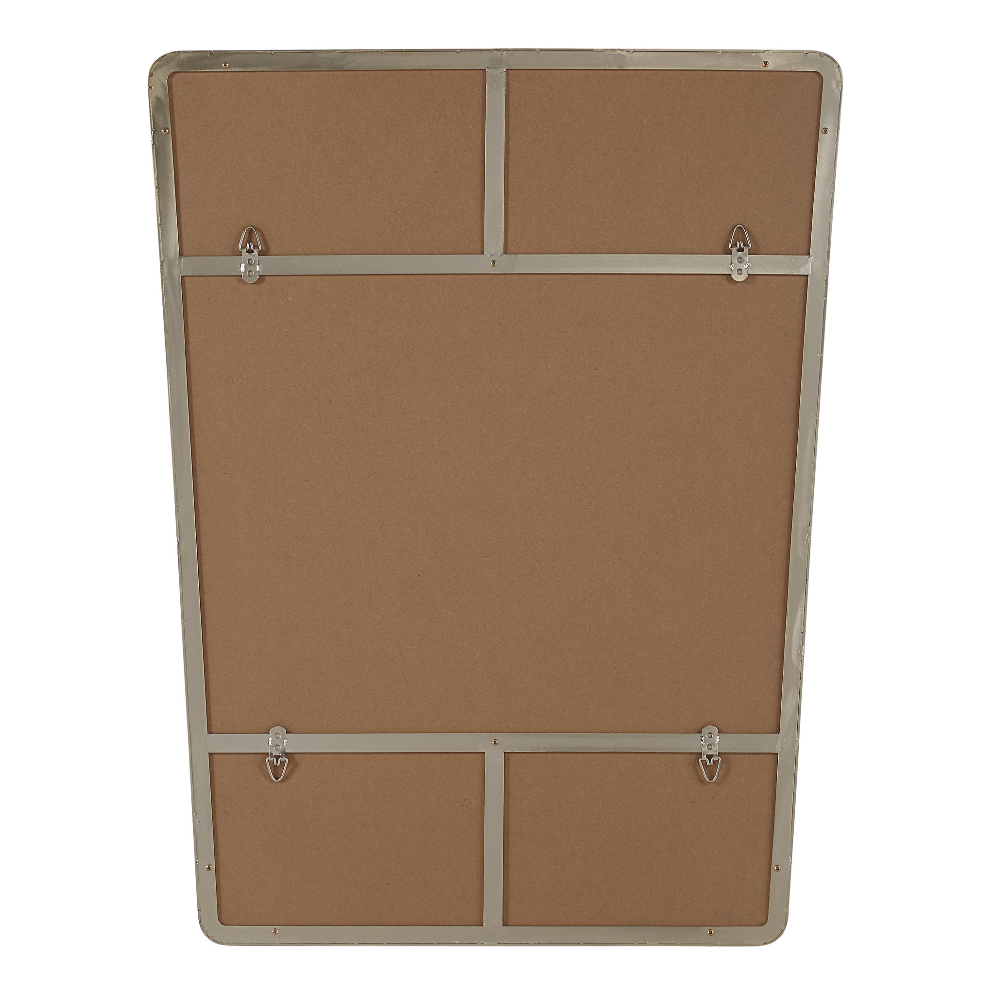 Back view of Mily mirror showing a sturdy frame and mounting hardware.