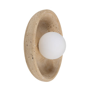 Myrtos — a Renwil wall sconce for bathrooms, hallways, and living rooms at Laurie Yapp Home.