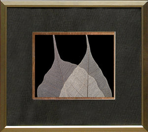 Copper Leaf Detail Quartet Bundle — abstract fine art print shown from another angle