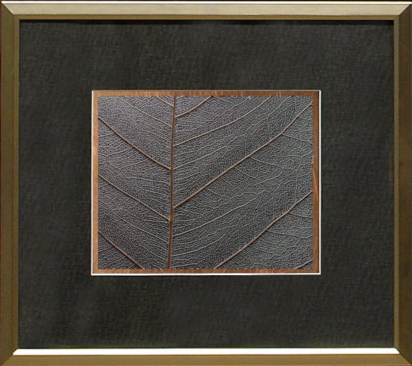 Copper Leaf Detail Quartet Bundle — abstract fine art print shown from another angle