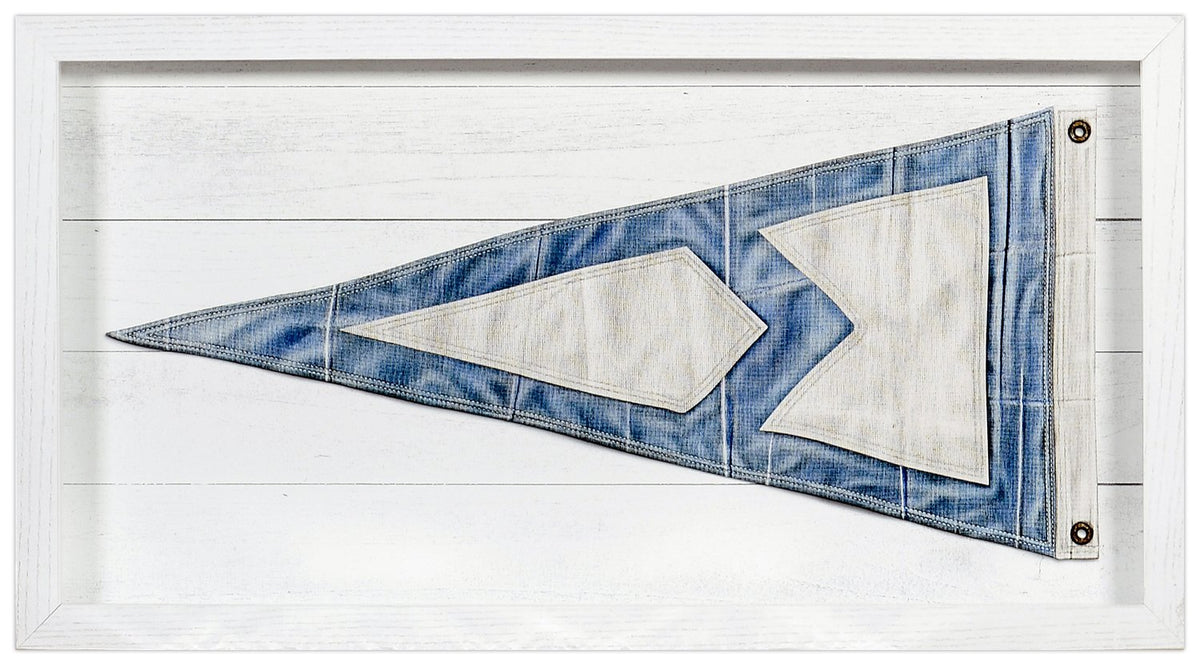 front view of Yachting Burgee B Diamond luxury Artwork