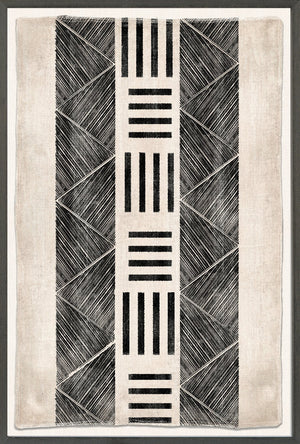 front view of Woven Tribe IV luxury Artwork