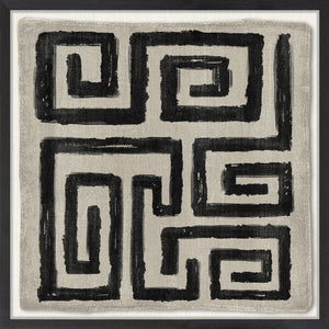 front view of Woven Tribe Medley II luxury Artwork