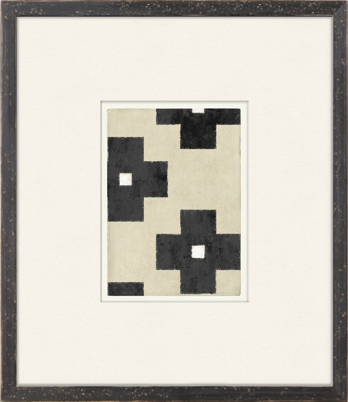 front view of Mid Geometrics I luxury Artwork