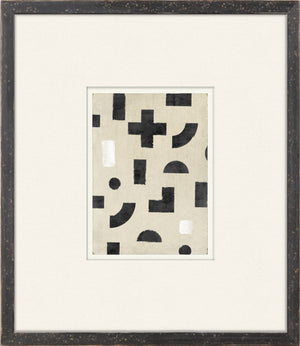 front view of Mid Geometrics VIII luxury Artwork