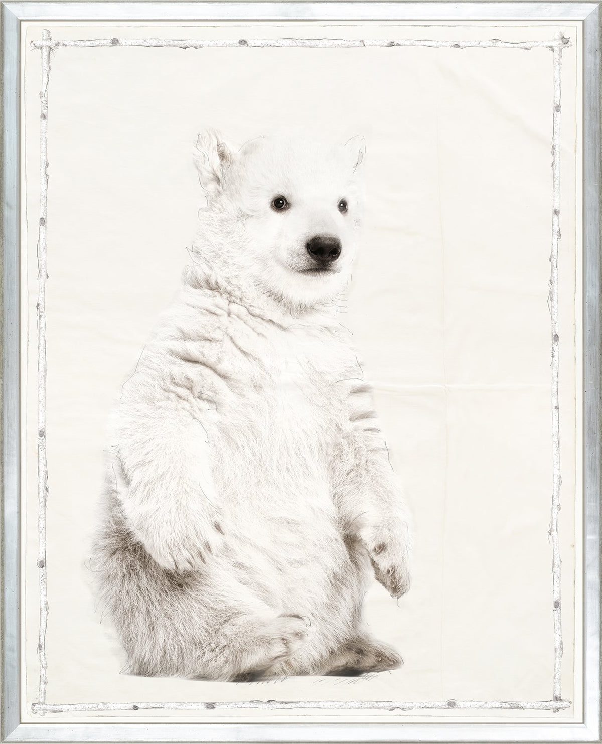 front view of Les Petits VI luxury Artwork