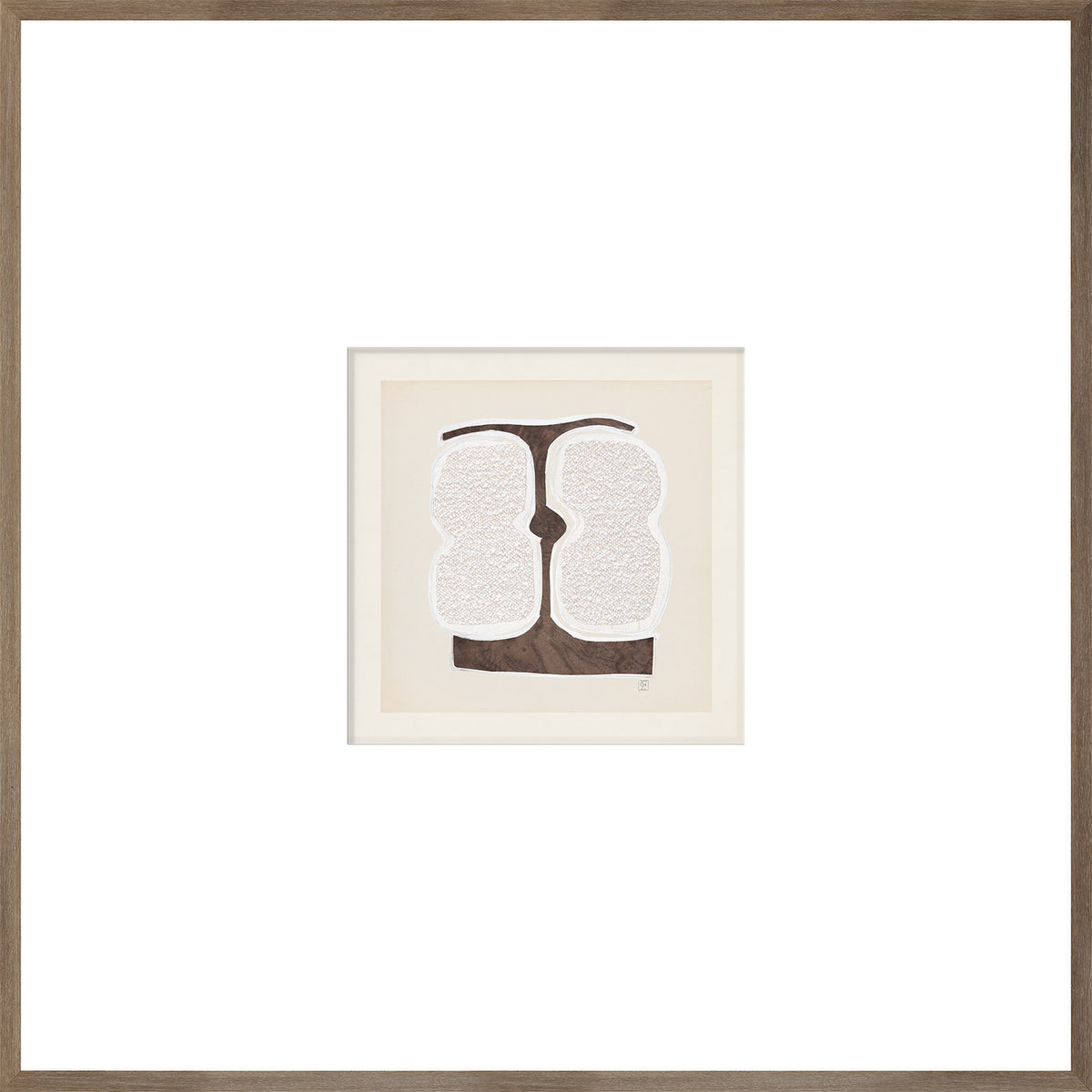 front view of Boucle Abstracts ii luxury Artwork