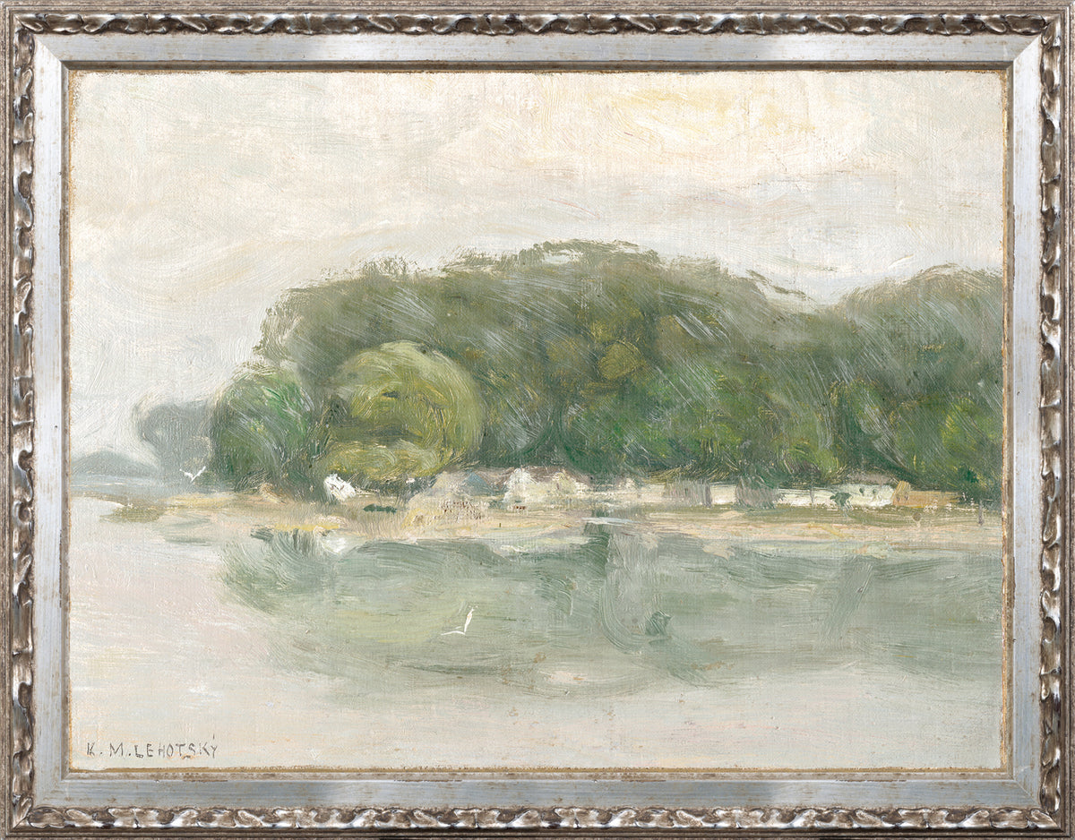 Petite Scapes Danube & Air Study Pair Bundle — architecture and travel fine art print in cool tones at Laurie Yapp Home
