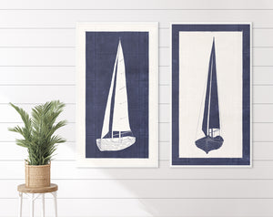 angle view of Sail Away II luxury Artwork