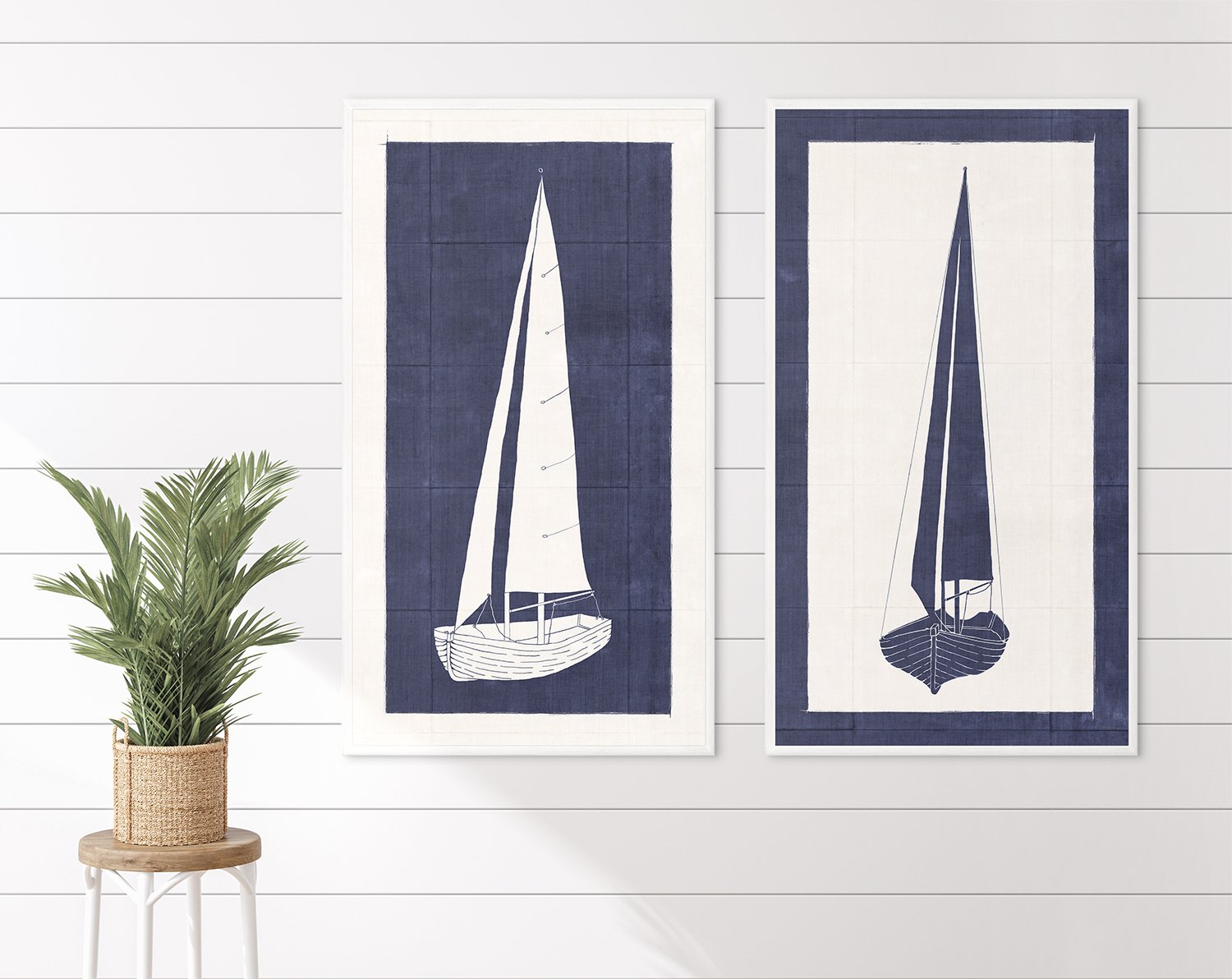front view of Sail Away I luxury Artwork