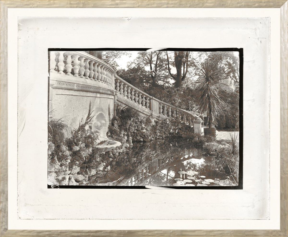 front view of Garden Lantern Slides V C. 1930 luxury Artwork
