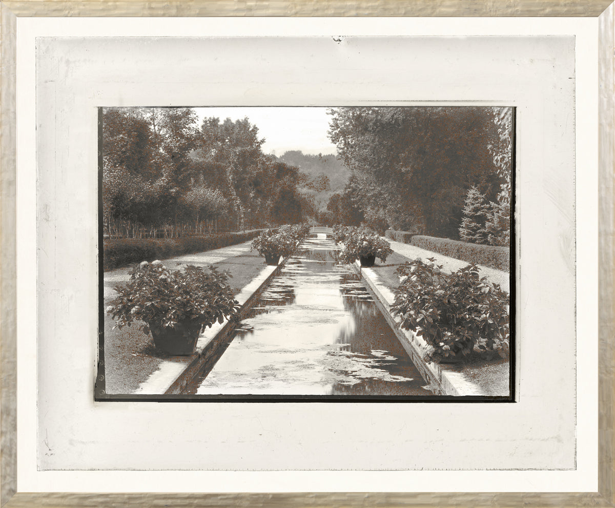 front view of Garden Lantern Slides VII C. 1930 luxury Artwork