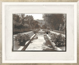 front view of Garden Lantern Slides VII C. 1930 luxury Artwork