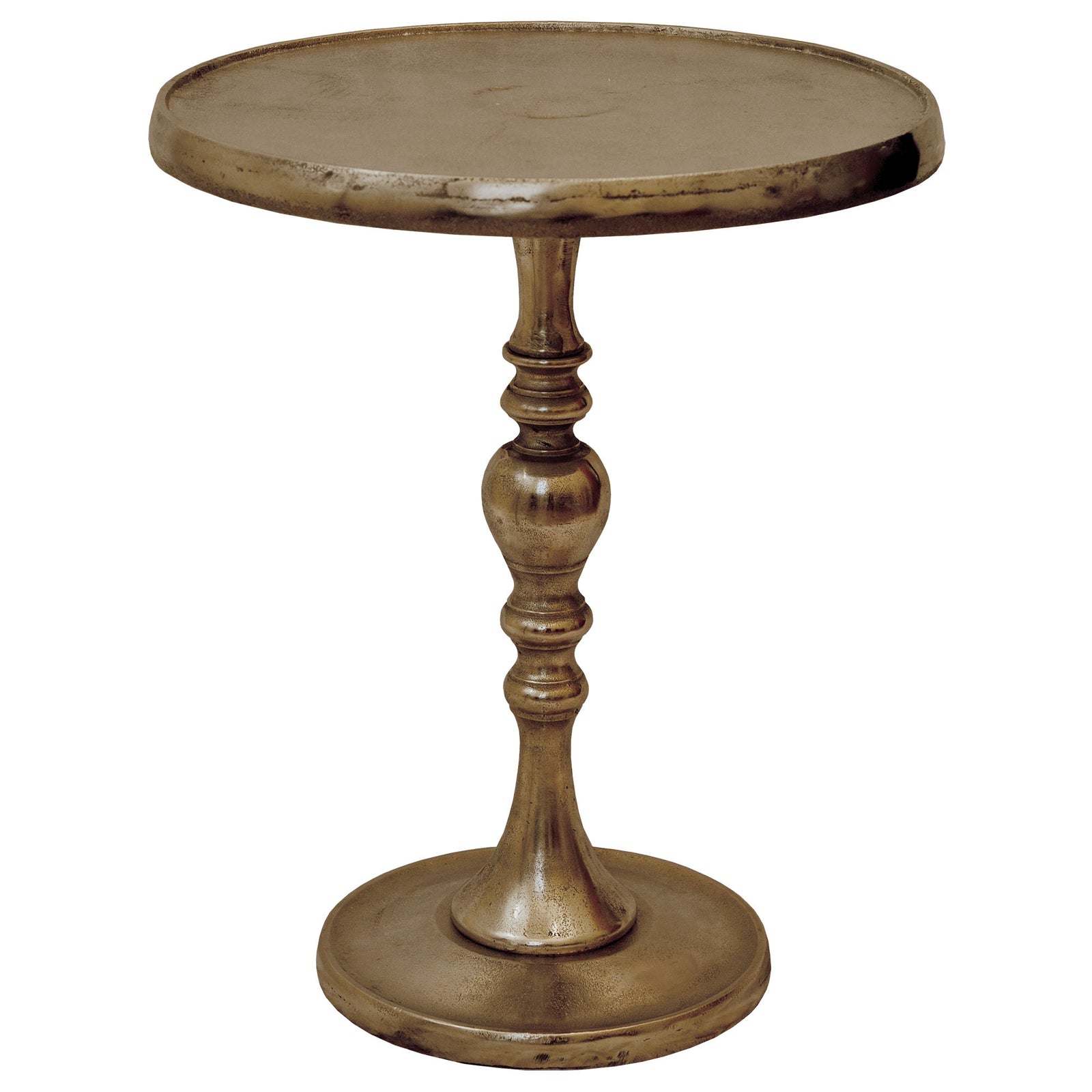 Romina Brass — a Renwil accent table for living rooms, entryways, and bedsides at Laurie Yapp Home.